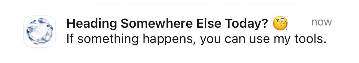 Kai Companion location-aware safety companion notification